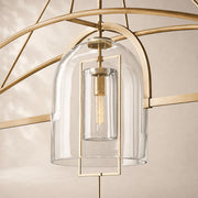 Avermont Glass Grand Linear Chandelier 73