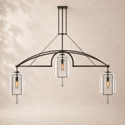Avermont Glass Grand Linear Chandelier 85