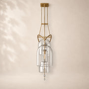 Avermont Glass Grand Linear Chandelier 85