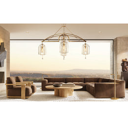 Avermont Glass Grand Round Chandelier 61