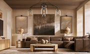Avermont Glass Grand Round Chandelier 61