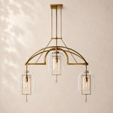 Avermont Glass Linear Chandelier 60