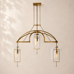 Avermont Glass Linear Chandelier 60