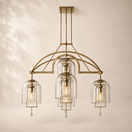 Avermont Glass Round Chandelier 60