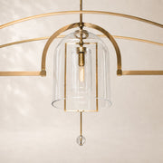 Avermont Glass Grand Linear Chandelier 61