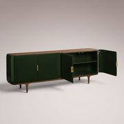 Bryvella Media Console — VERDANT GREEN