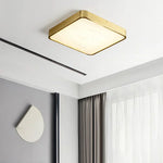 Geometric Alabaster Recessed Ceiling Light
