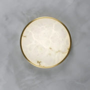 Geometric Alabaster Recessed Ceiling Light