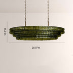 Ghiaccia Oval Chandelier