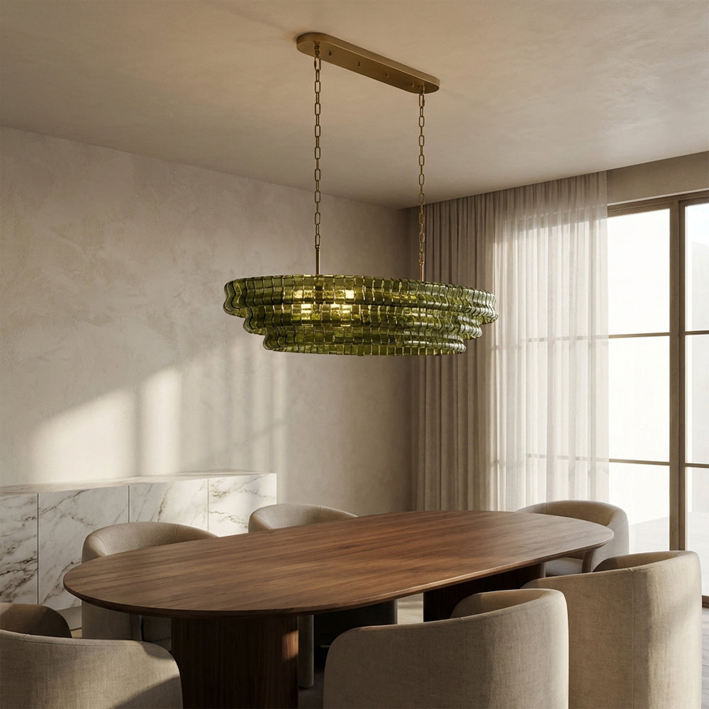 Ghiaccia Oval Chandelier