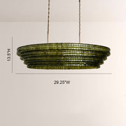 Ghiaccia Oval Chandelier