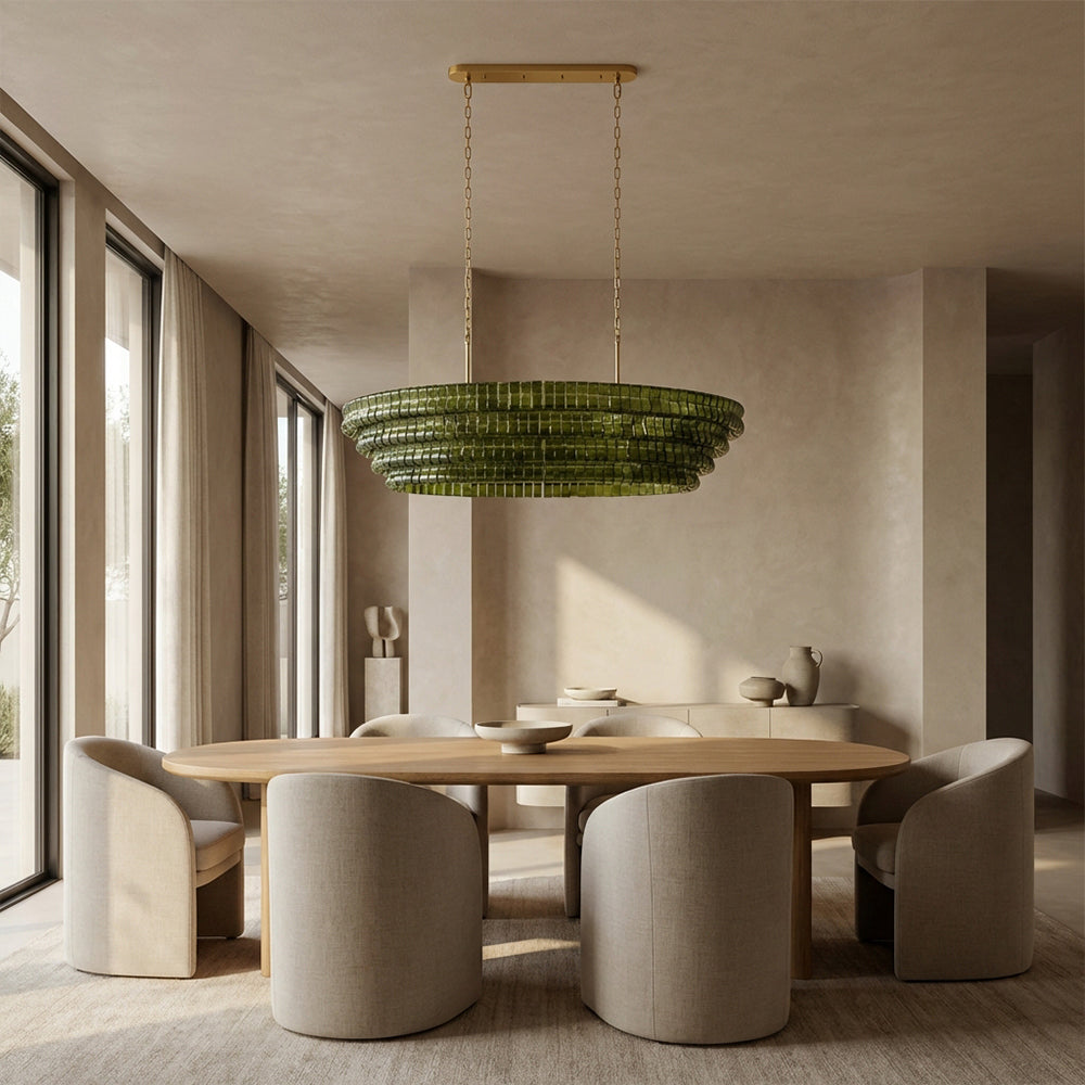 Ghiaccia Oval Chandelier