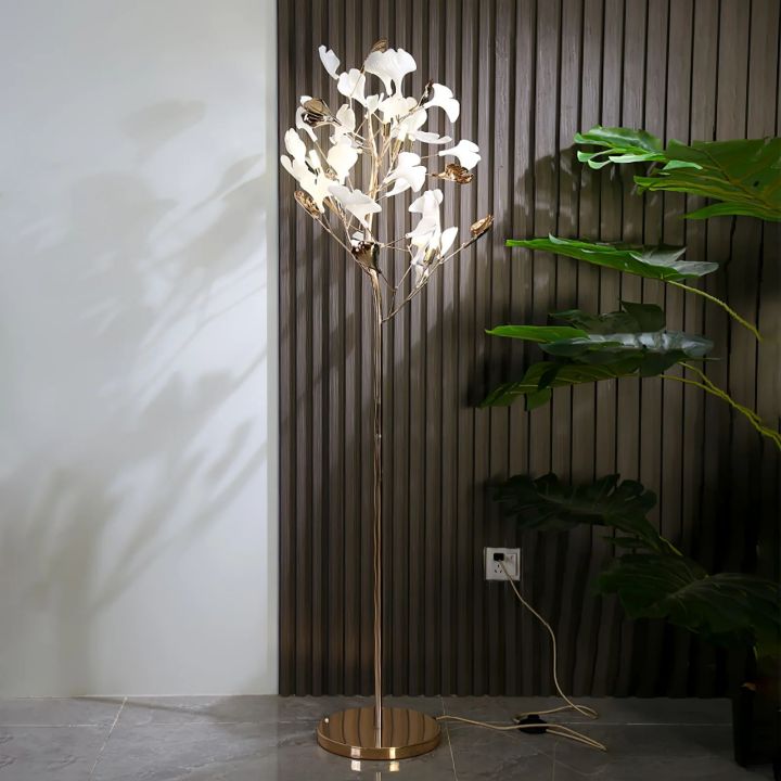 Ginkgo Leaf Floor Lamp