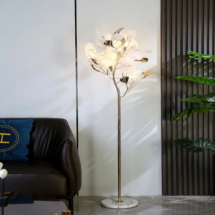 Ginkgo Leaf Floor Lamp