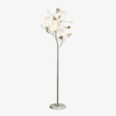 Gold & White Marble Base