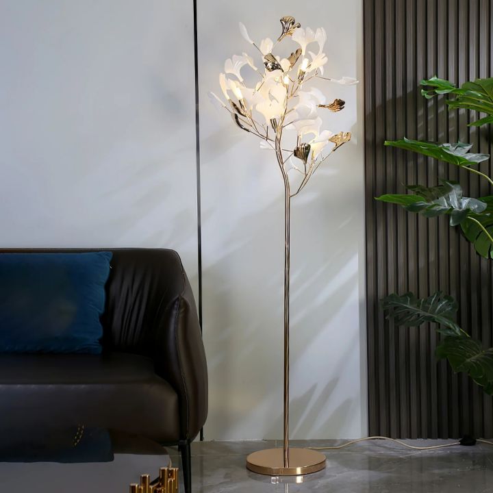 Ginkgo Leaf Floor Lamp