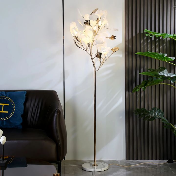 Ginkgo Leaf Floor Lamp