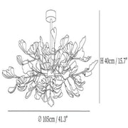 Gingko Luxury Chandelier Style A