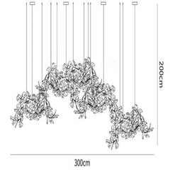 20 Lights: L 118.1" x H 78.7"