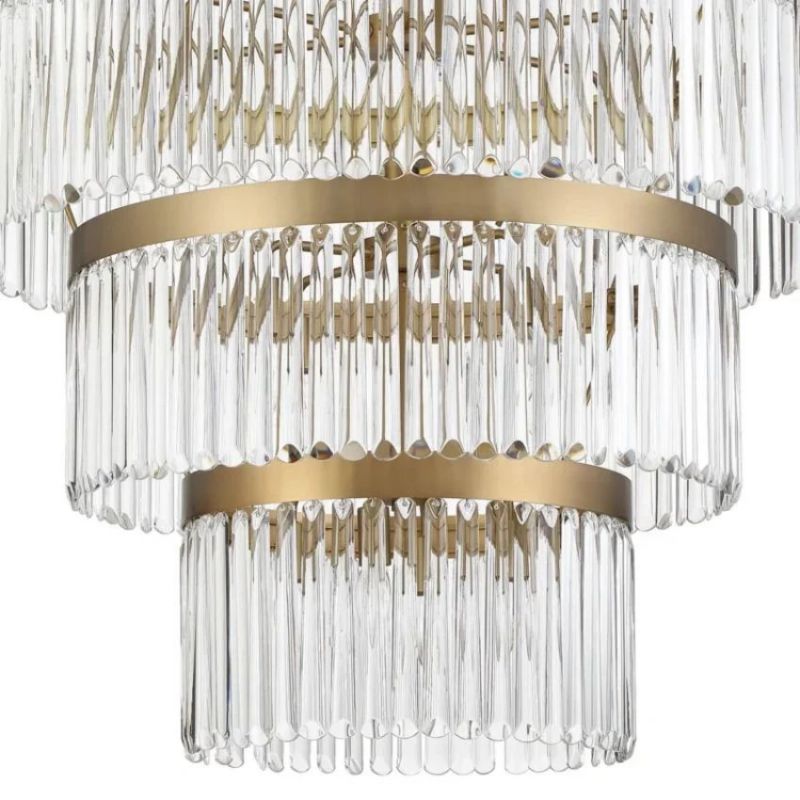 Grentl 4-Tier Round Crystal Chandelier 40" - kimoylights