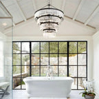 Grentl 4-Tier Round Crystal Chandelier 40" - kimoylights