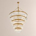 Grent 5-Tier Round Crystal Chandelier 48"