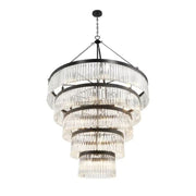 Grentl 5-Tier Round Crystal Chandelier 48