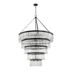 Grentl 5-Tier Round Crystal Chandelier 48" - kimoylights