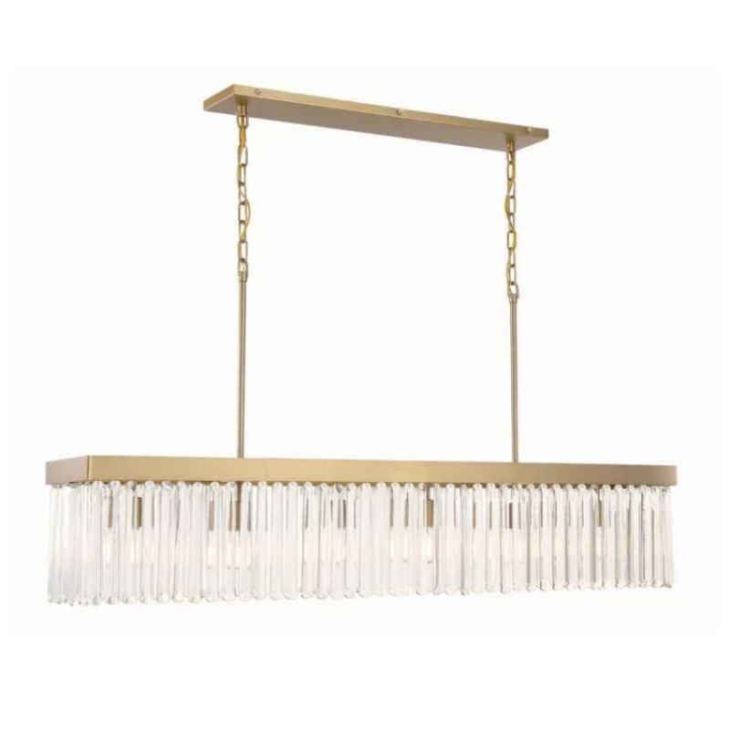 Grentl Crystal Rectangle Chandelier - kimoylights