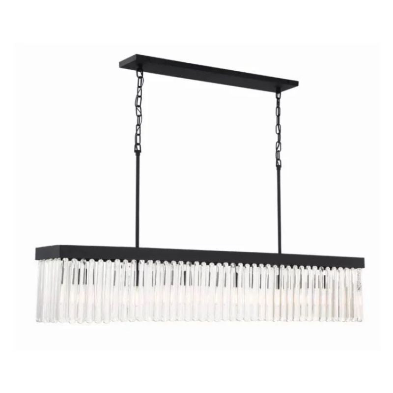 Grentl Crystal Rectangle Chandelier - kimoylights