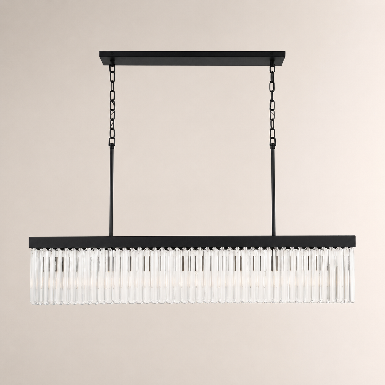 Grent Crystal Rectangle Chandelier