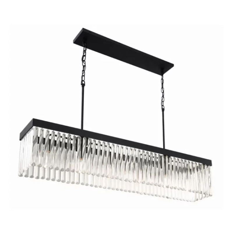 Grentl Crystal Rectangle Chandelier - kimoylights