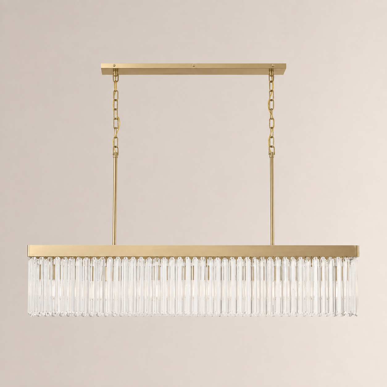 Grent Crystal Rectangle Chandelier