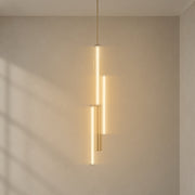 Haivorel 3-Light Short Reeded Glass Pendant 24.4