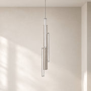 Haivorel 3-Light Short Reeded Glass Pendant 24.4