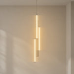Haivorel 3-Light Short Reeded Glass Pendant 24.4