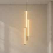Haivorel 3-Light Short Reeded Glass Pendant 24.4