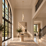 Haivorel 3-Light Tall Reeded Glass Pendant 39.75