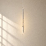 Haivorel 3-Light Tall Reeded Glass Pendant 39.75