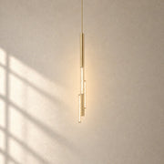 Haivorel 3-Light Tall Reeded Glass Pendant 39.75