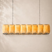 Halvera Alabaster Rectangular Chandelier 54