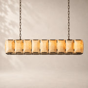 Halvera Alabaster Rectangular Chandelier 62