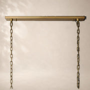 Halvera Alabaster Rectangular Chandelier 62