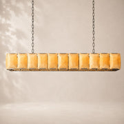 Halvera Alabaster Rectangular Chandelier 74