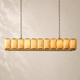 Halvera Alabaster Rectangular Chandelier 74
