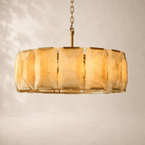 Halvera Alabaster Round Chandelier 31