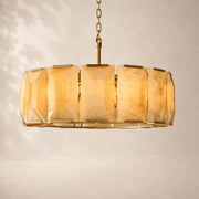 Halvera Alabaster Round Chandelier 31