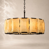 Halvera Alabaster Round Chandelier 31