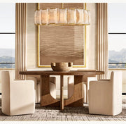 Halvera Alabaster Round Chandelier 43