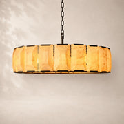 Halvera Alabaster Round Chandelier 43